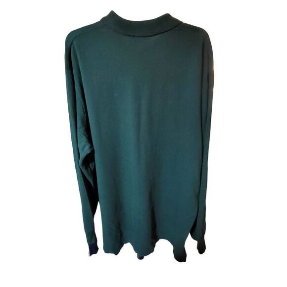Vintage Polo Ralph Lauren Green Long Sleeve Shirt Size XXL - Picture 4 of 4